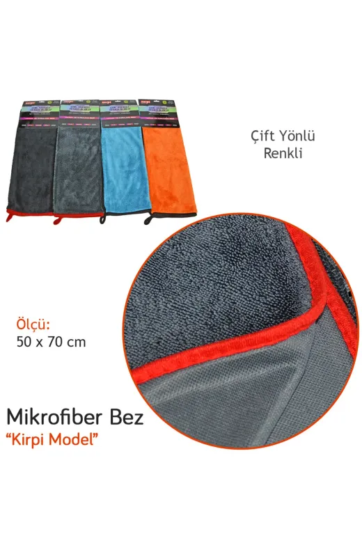 CARPİ 130-80-00046 Mikrofiber Bez Kirpi Model Çift Yönlü 50X70 Cm Br2420181