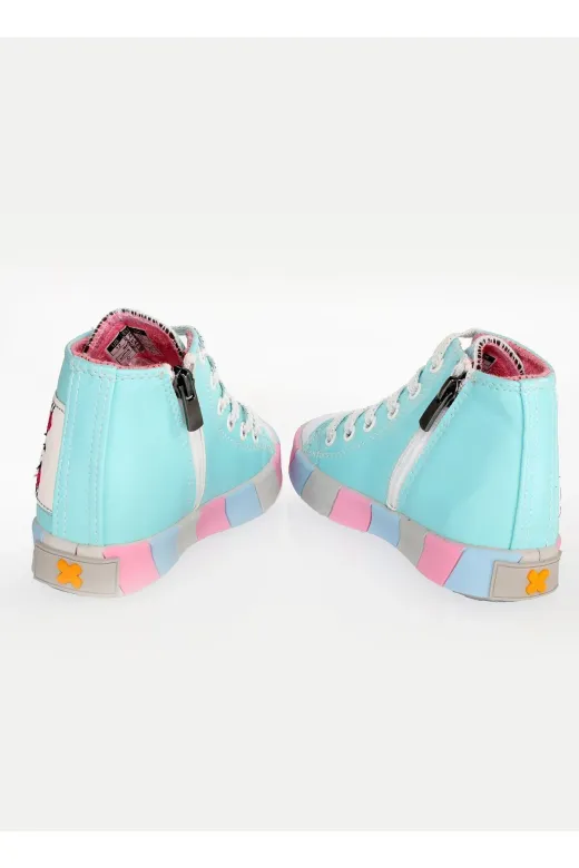Casabony CS-23S-011 Kedi Prenses Mavi Kız Çocuk Sneakers