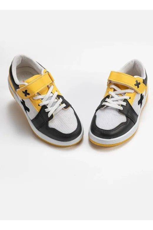 Casabony CS-24Y-082 Casa Sarı Siyah Unisex Çocuk Sneakers