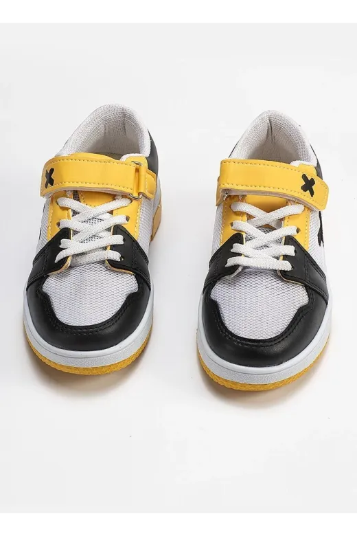 Casabony CS-24Y-082 Casa Sarı Siyah Unisex Çocuk Sneakers