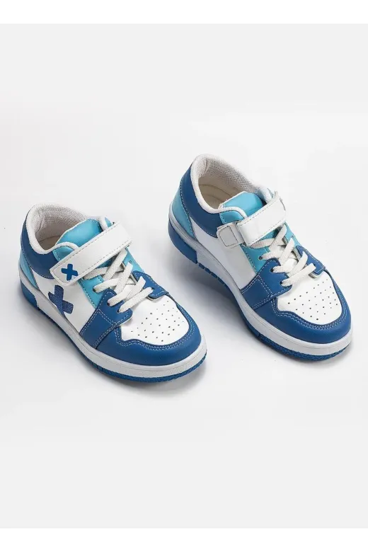 Casabony CS-24Y-083 Casa Mavi Beyaz Erkek Çocuk Sneakers