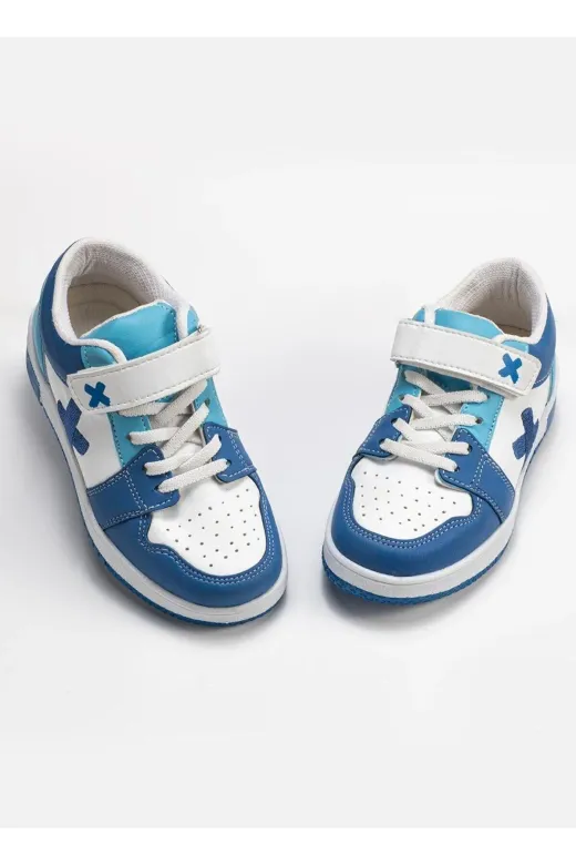 Casabony CS-24Y-083 Casa Mavi Beyaz Erkek Çocuk Sneakers