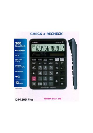 Casio Dj-120D Plus 12 Haneli Masaüstü Hesap Makinesi