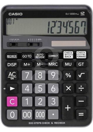 Casio Dj-120D Plus 12 Haneli Masaüstü Hesap Makinesi