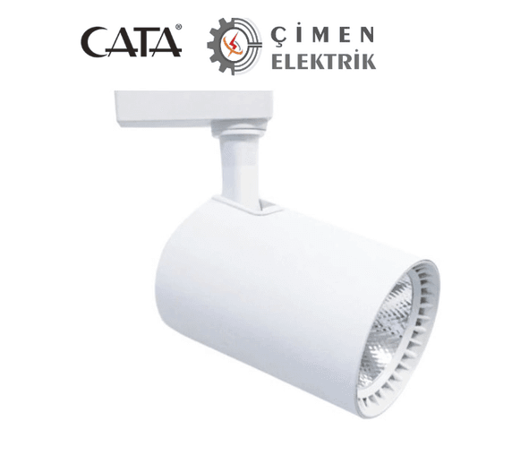 CATA CT 5333 Ledli Ray Spot 30W Beyaz Kasa 3200K Gün Işığı
