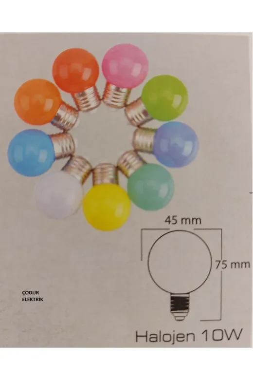 Cata TYC00814455512 1W E27 Duylu 25Lm Mavi Led Gece Lambası