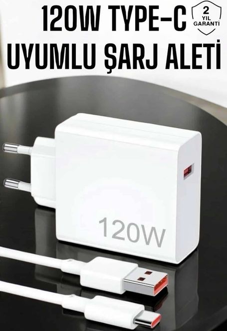 ÇAVDAR TKNUCZ120WŞARJ2MKR 120W Şarj Aleti Type-C Uyumlu Turbo Şarj Aleti