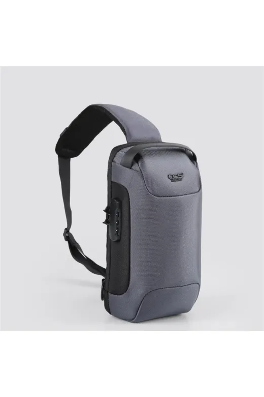 ÇÇS CCS51463G Ççs 51463 Tek Omuz Askılı Sırt Ve Göğüs Çantası Gri