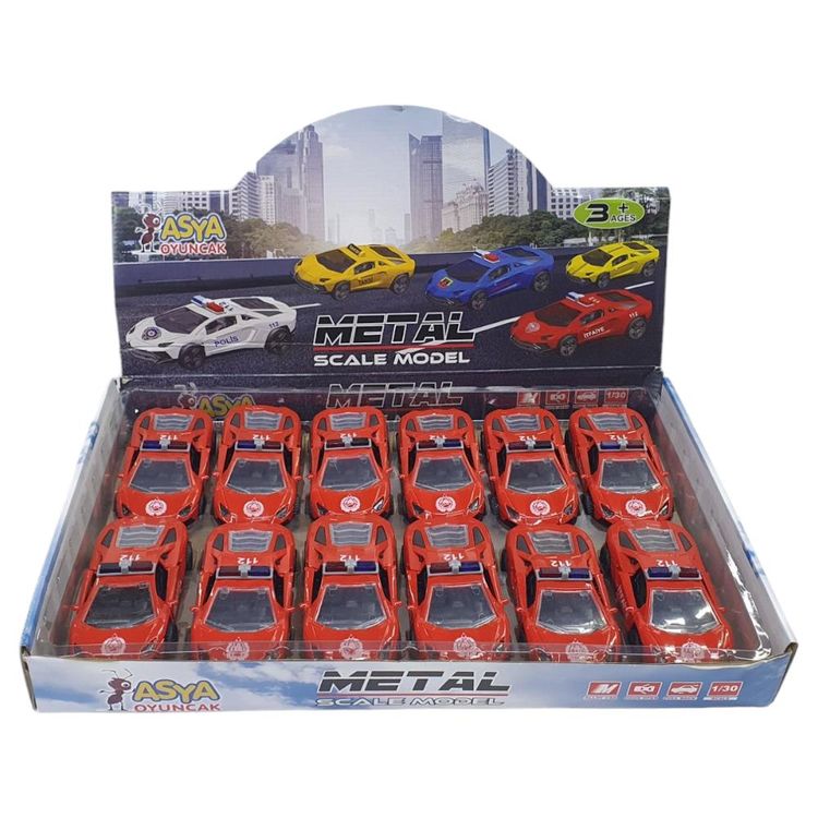 Çek Bırak Metal Araba Lamborgini - ILK003 - İtfaiye