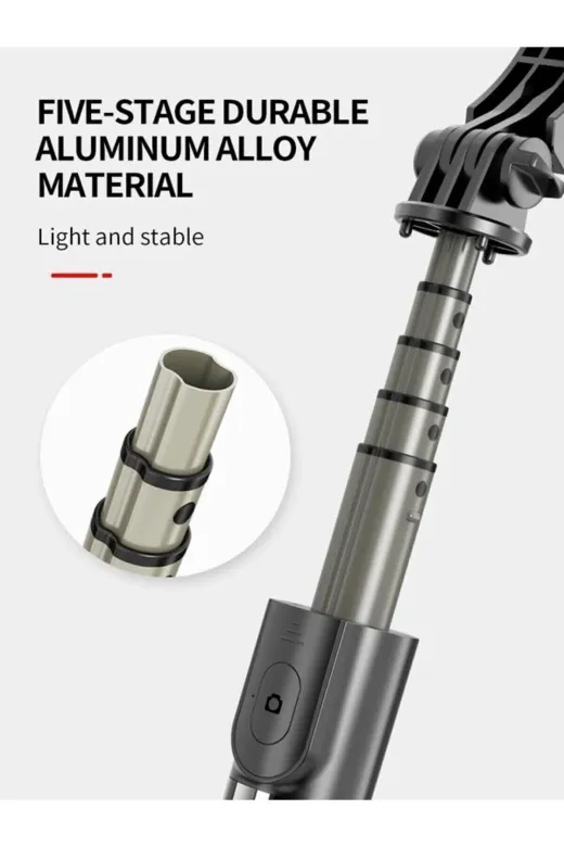 çelikwork inspiring technology ZAWQC3 Led Işıklı Tripod Kablosuz Selfie Çubuğu, Tripod Standı