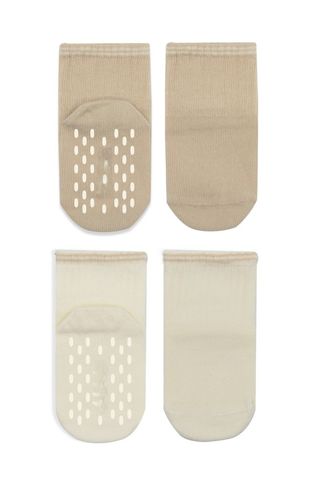 Çemberli Basic Penye Kaymaz Soket Çorap 2li 10146 Bej