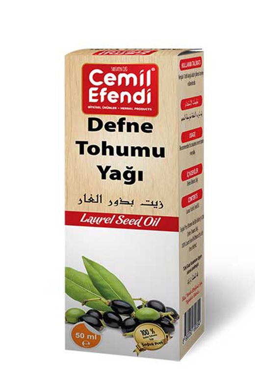 Cemil Efendi RT-RYL-HMR10422 Defne Tohumu Yağı 50 Ml.
