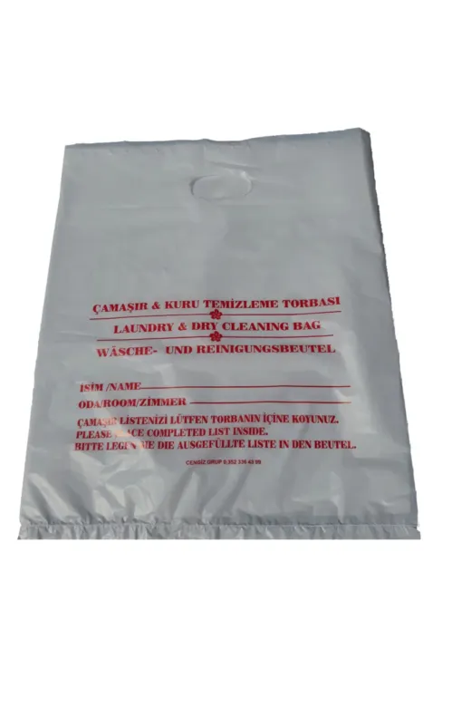 cengizgrup TYBDXRW2CNOH9TJG62 Otel Kirli Çamaşır Poşeti Torbası Laundry Bag Hijyen Torbası Kuru Temizleme Torbası 1 Adet