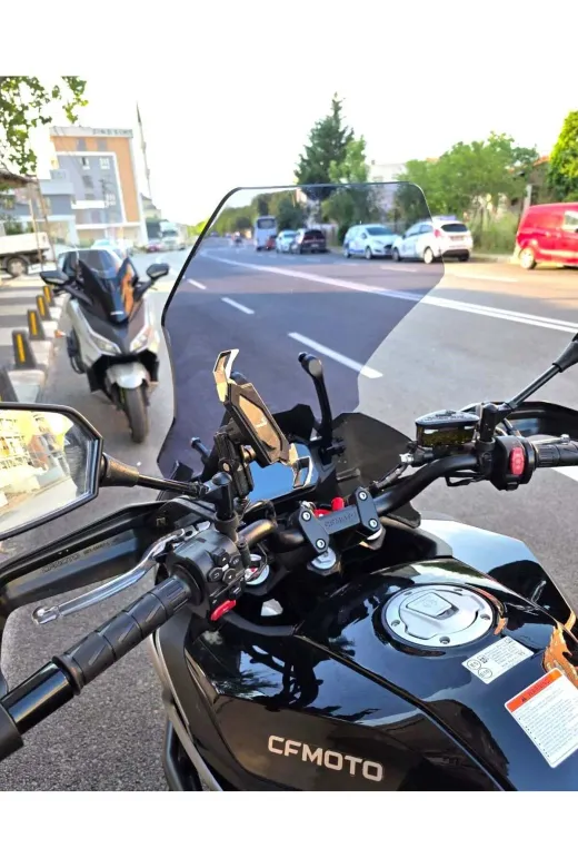CF Moto 700 MT Ön Cam 2023-2026 Model 56cm Füme Renkli 4mm