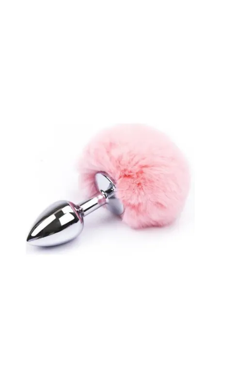 Chase HK8495HG09590 Pembe Ponpon Kuyruklu Anal Plug Tıpa