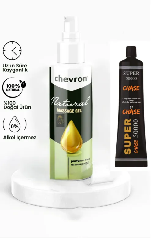 chevron CV94587L8549 Doğal Su Bazlı Extra Kayganlaştırıcı Jel + 50Bin Krem