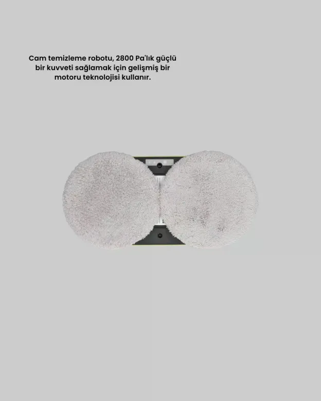 Çift Diskli Güvenli Otomatik Cam Silme Robotu
