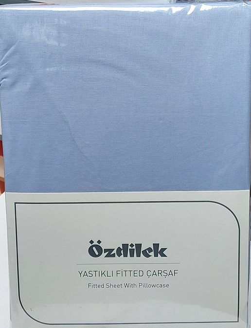 Çift Kişilik Çarşaf Seti (160x200)-Okyanus Mavi