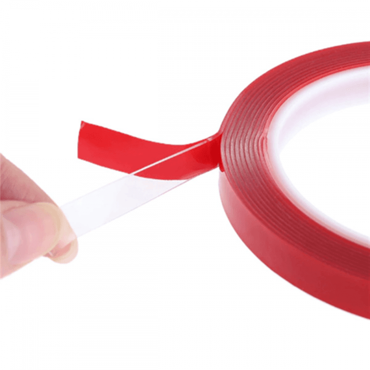 Çift Taraflı Şeffaf Akrilik Silikon Bant 10mm x 5 Metre