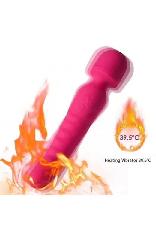 Çift Taraflı Wand Vibratör Kırmızı