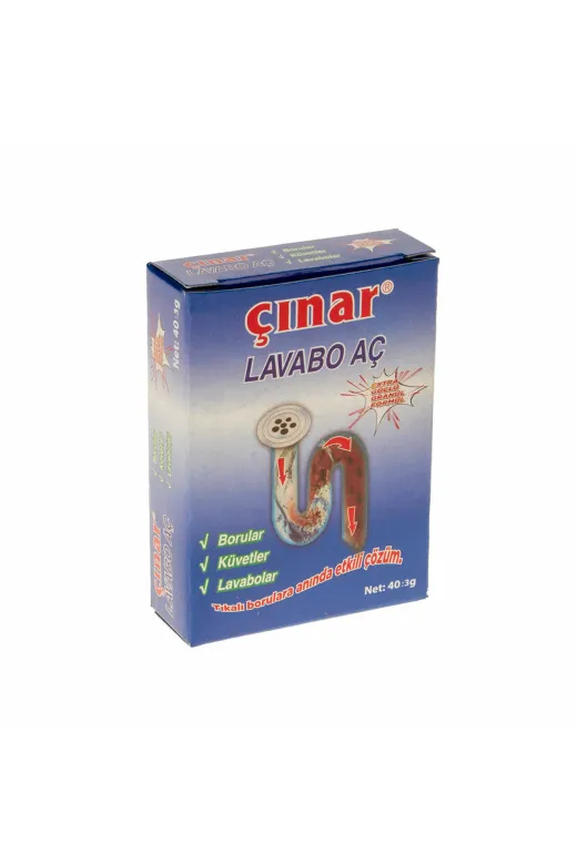 çınar 153300000949-5 Çınar Lavabo Açıcı 40Gr 12 Li