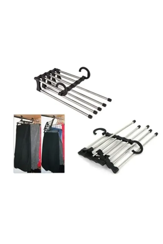 CKVSHOP P9306S5331 Hareketli Pantolon Askılığı 5 İn 1