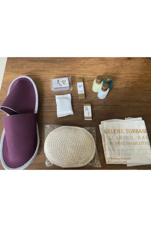 clean stoff TYB396402766D220312094429 Spa Tek Kullanımlık Otel Ve Kamp Seti 10 Adet