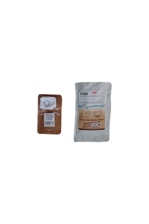 Cleanmix KİREÇ TEMİZLEME TOZU + MUSLUK BEZİ Safir 500 Gr. Çay Kazanı Organik Kireç Temizleme Tozu Musluk Bezi 1 Paket Safir Çay Kazanları