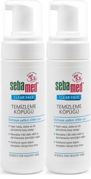 Clear Face Yüz Temizleme Köpüğü 150ML (2 Li Set)
