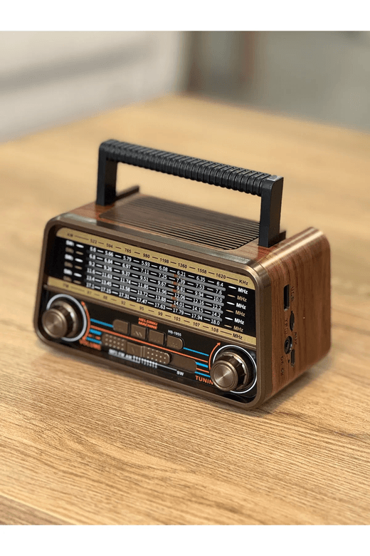 cm1965 Cameron Cm-1955 Bt Kahve (Bt+Usb+Tf Çalar) Fm Nostaljik Radyo