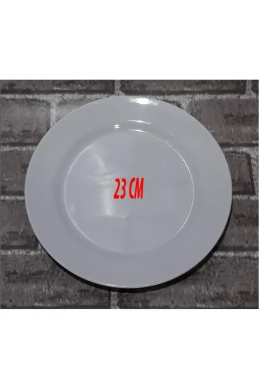 Coffee Moni STM23C6 Melamin Servis Tabağı-Lokanta Tabağı- 23 Cm 6 Adet