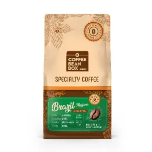 CoffeeBeanBox Brezilya Mogiana Kavrulmuş Çekirdek Kahve 250 gr (French Press İçin Öğütülmüş)