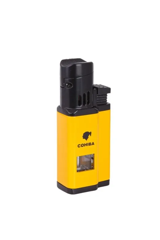 COHİBA Cohiba Ccm0436S 3 Jet Torch Puro Çakmağı Sarı