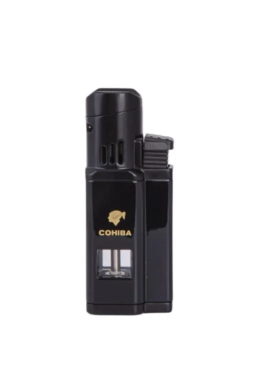 COHİBA Cohiba Ccm0436Sy 3 Jet Torch Puro Çakmağı Siyah