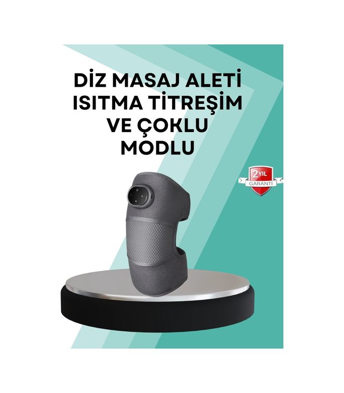 COjans TRİTHLTUCZZZGLRD116-4-BLNCCC Ev Tipi Isı Ve Titreşim Destekli Diz Masaj Aleti Çok Renkli