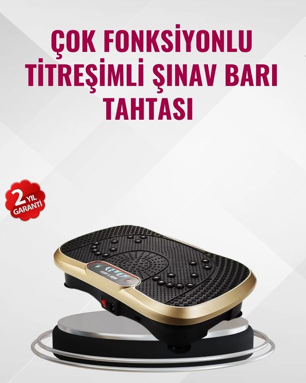 COjans TRİTHLTUUCZZGLR760PLATESMASAJ-2-BLNCCC Ev Tipi Titreşimli Spor Aleti Yağ Yakım Destekli Tasarım Çok Renkli