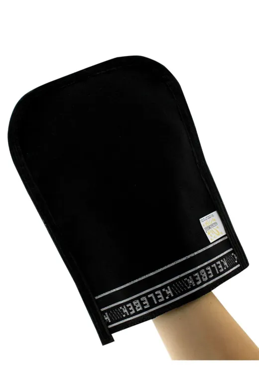 Color Socks 1812411231612 Kelebek Kese 163 Osmanlı Kalın Siyah Banyo Hamam Kesesi