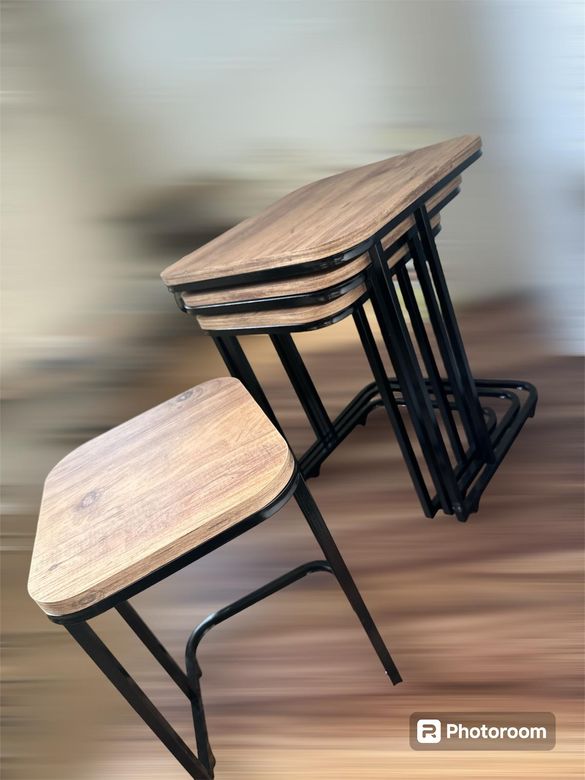 Comfort QG4YBvzLgP 4Lü Tekerlekli Zigon Sehpa