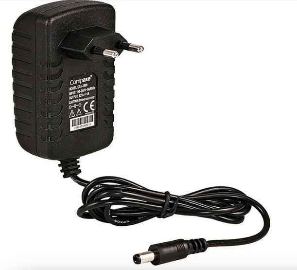 Compaxe CTA-9252 9 Volt 2 Amper 5.5mm x 2.5mm Plastik Kasa Adaptör