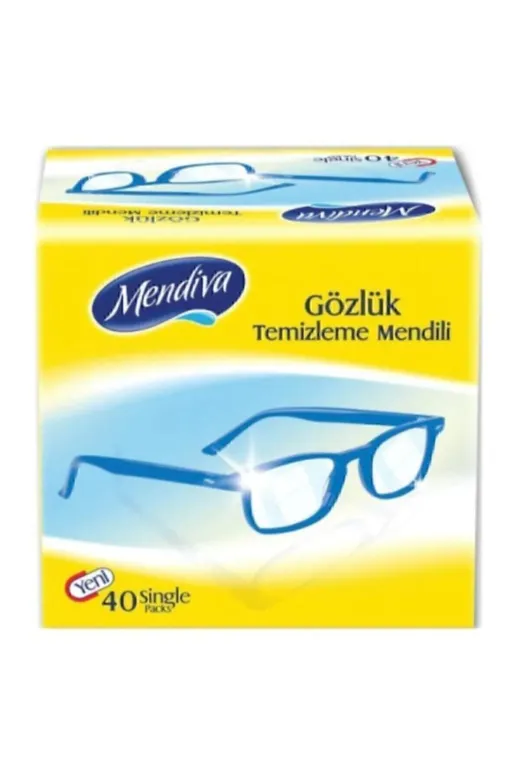 Cool 00456787457 Mendiva Gözlük Temizleme Mendili 40Lı 4 Paket