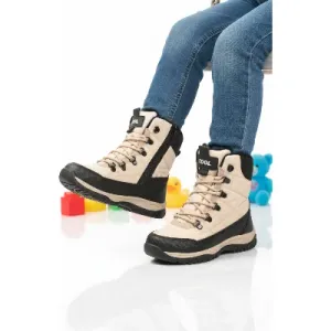 Cool Bej Polarlı Unisex Çocuk Düz Bot