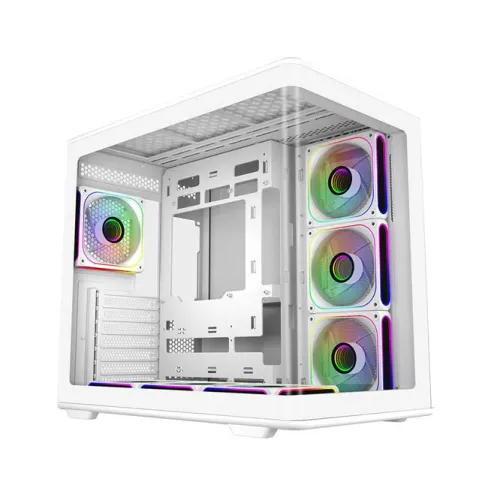 Cooler Master Elite 600 ARGB Beyaz ATX Kasa (PSU'suz)