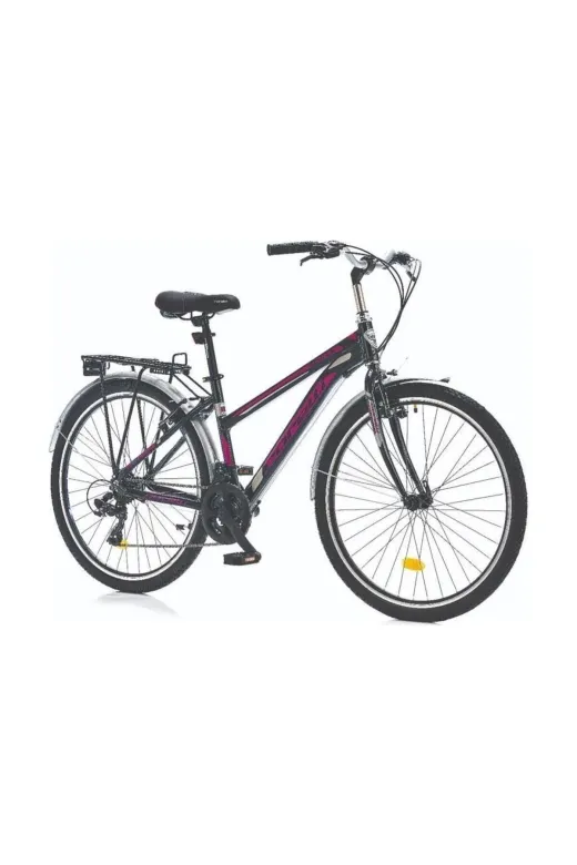 Corelli SCHULE26SF Schule 26 Jant 21 Vites 41Cm Kadro Siyah / Fuşya Kadın Şehir Bisikleti