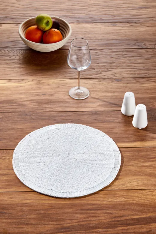 Cornella CR-1715 El Yapımı Boncuk İşlemeli Premium Supla / Amerikan Servis – 36 Cm
