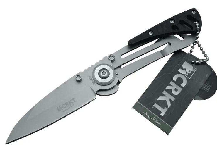 Crkt Cr 0087 Bk Kamp Çakı 18 Cm - Metal Saplı, Otomatik, Kılıflı
