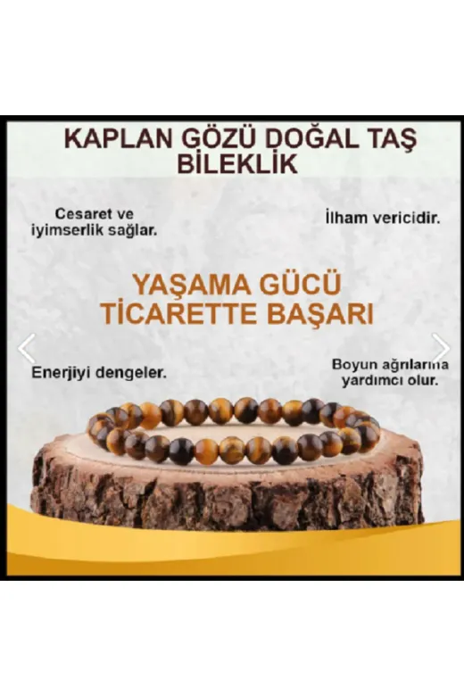 curcuna takı TYCW67MYTN170922737582200 Kaplan 8 Mm Bileklik