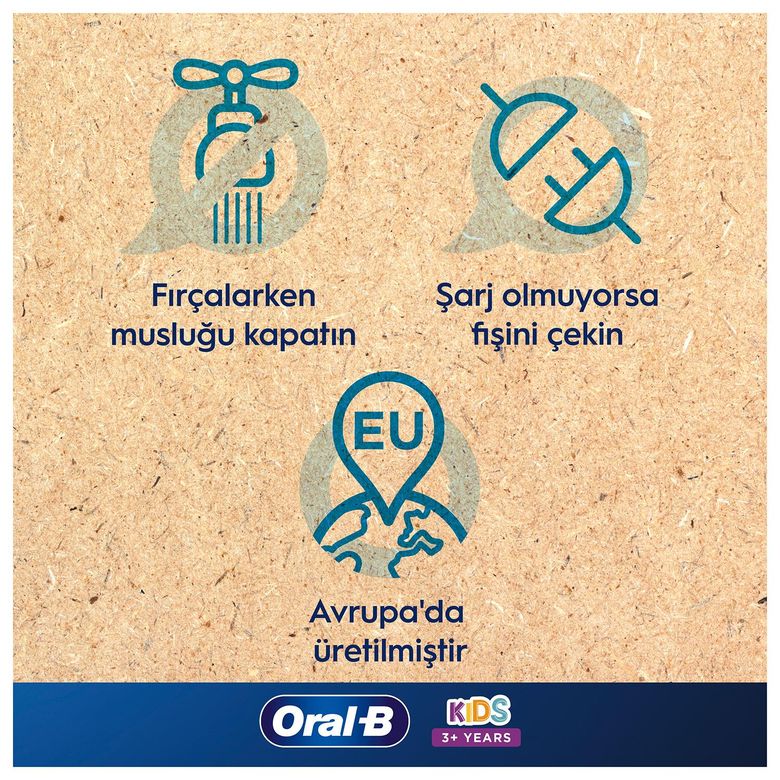 D100 Vitality Lightyear Özel Seri Çocuklar İçin Ekstra Yumuşak Şarj Edilebilir Diş Fırçası Seyahat Kabı