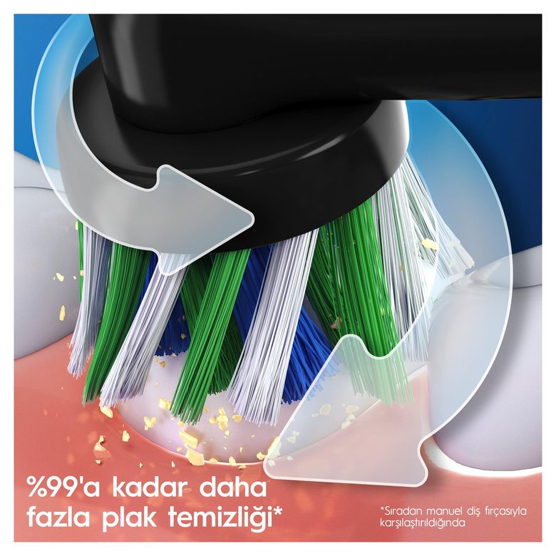 D103 Vitality Pro Protect X Clean Şarjlı Diş Fırçası Siyah