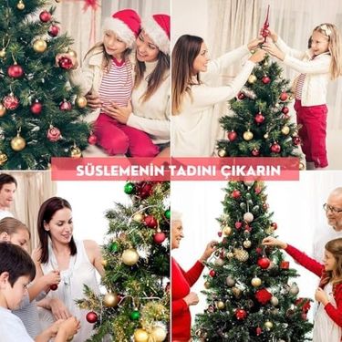 Da 57855210124826680184975 Yılbaşı Ağacı Yıldızı Gold Kurdelalı Merry Christmas Yazılı Yılbaşı Süsü Diğer