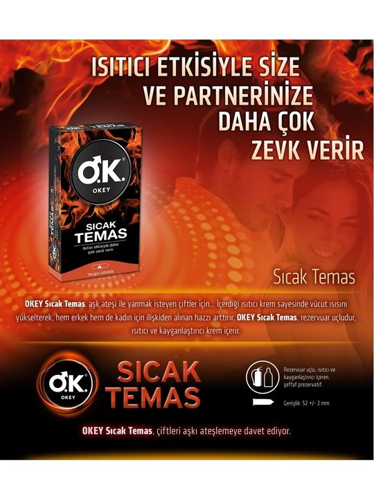 dadsa78weq78 Okey Prezervatif Sıcak Temas 10 Lu Paket